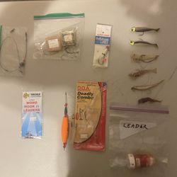 Fishing Lures, Hooks, Flair Hawk Lure, Leader Line Package