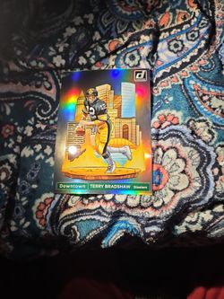 Terry Bradshaw Donruss Downtown Jumbo