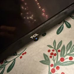 36 Inch Tlc Smart Tv. It Was Mount So It’s Missing The Bottom Parts To Hold It And Remote Control. In Great Condition 