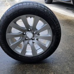 18" Inch Wheels With Runflat Tires,  From BMW,  LIKE NEW 