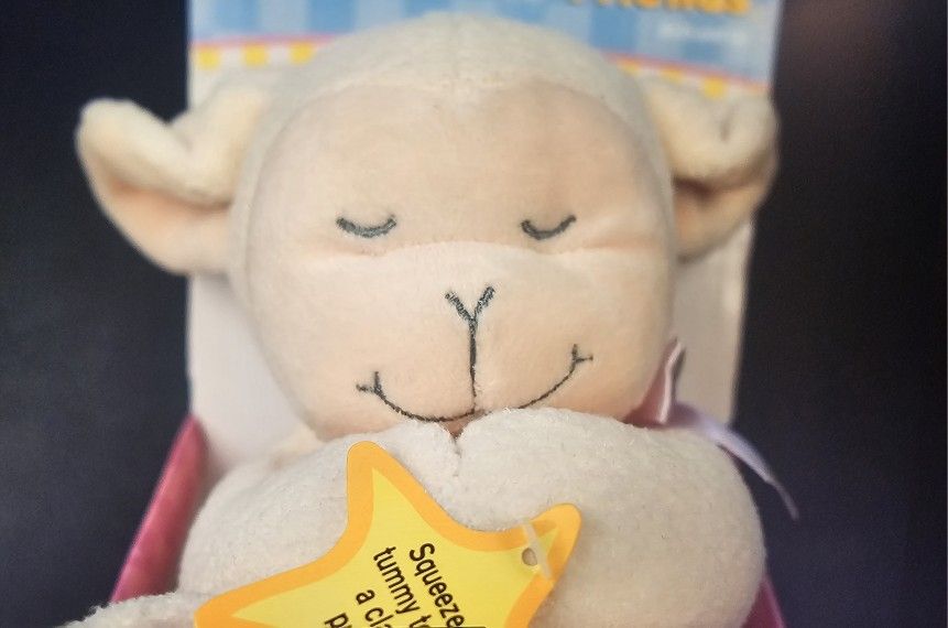 Bright Inspirations Kids II FLUTTER LAMB 9”PRAYING Plush 2004