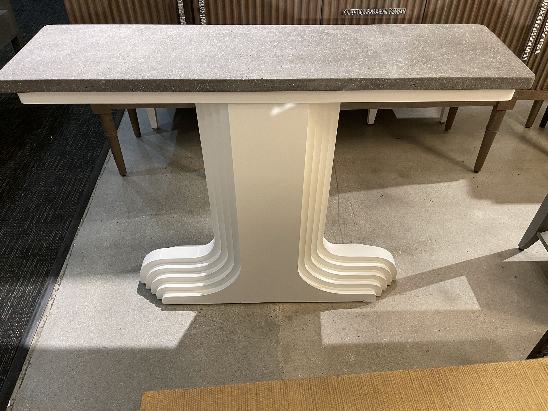 New Guild-master Real Marble top Console table