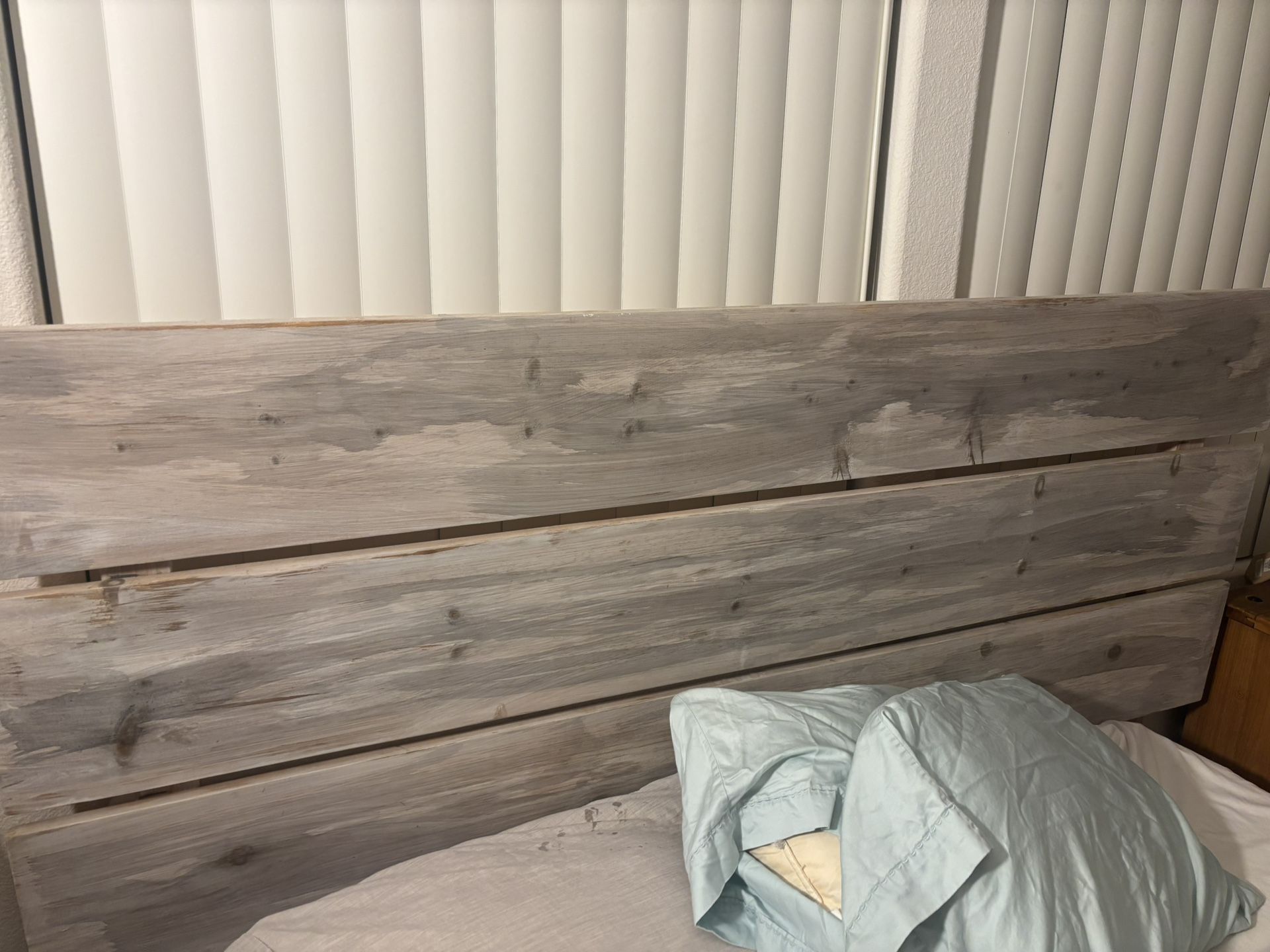 Custom Wood Bed Frame - Queen size