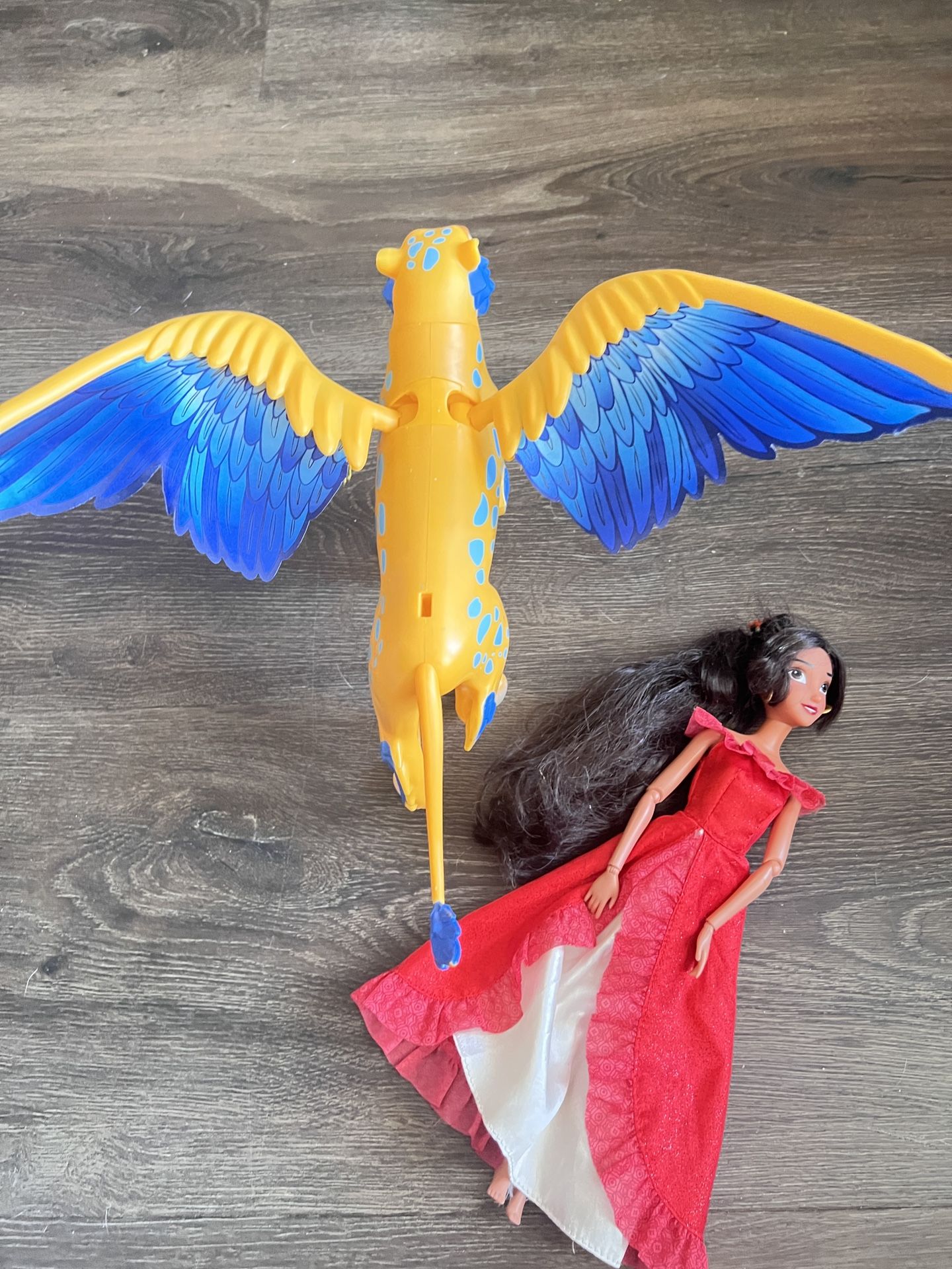 The product in the image is the Disney Elena of Avalor and Skylar 2-Pack doll set.