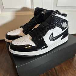 Air Jordan 1 Mid Carbon Fiber Size 10 DEADSTOCK 