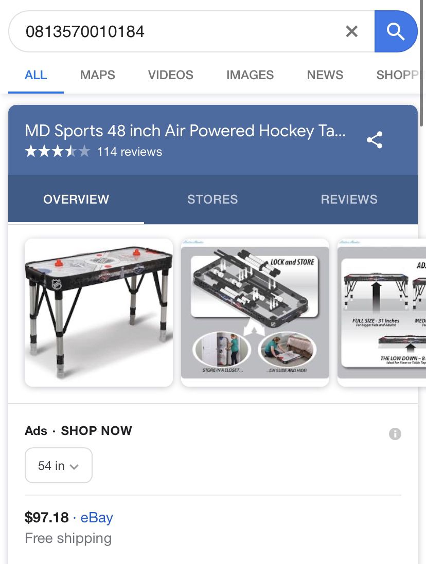 Adjustable air hockey table