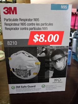 $8 20pc N95 Particulate Respirator Mask 