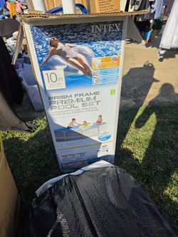 10 ft Pool and Supplies