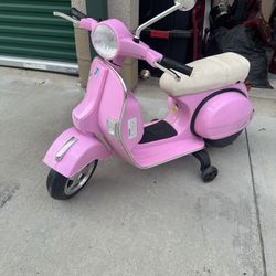 Pink Vespa Ride On