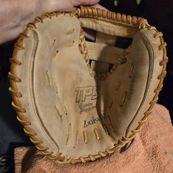 Lefthand Softball Catchers Mitt, TPS model number GTPS-DM.