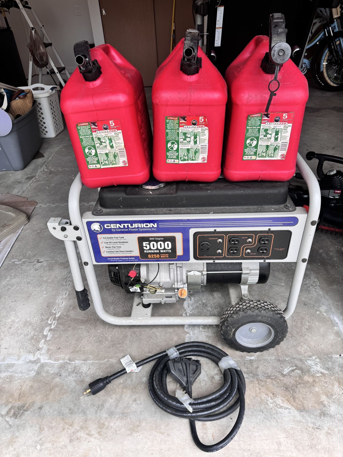 Centurion 5000 Watt Portable Generator