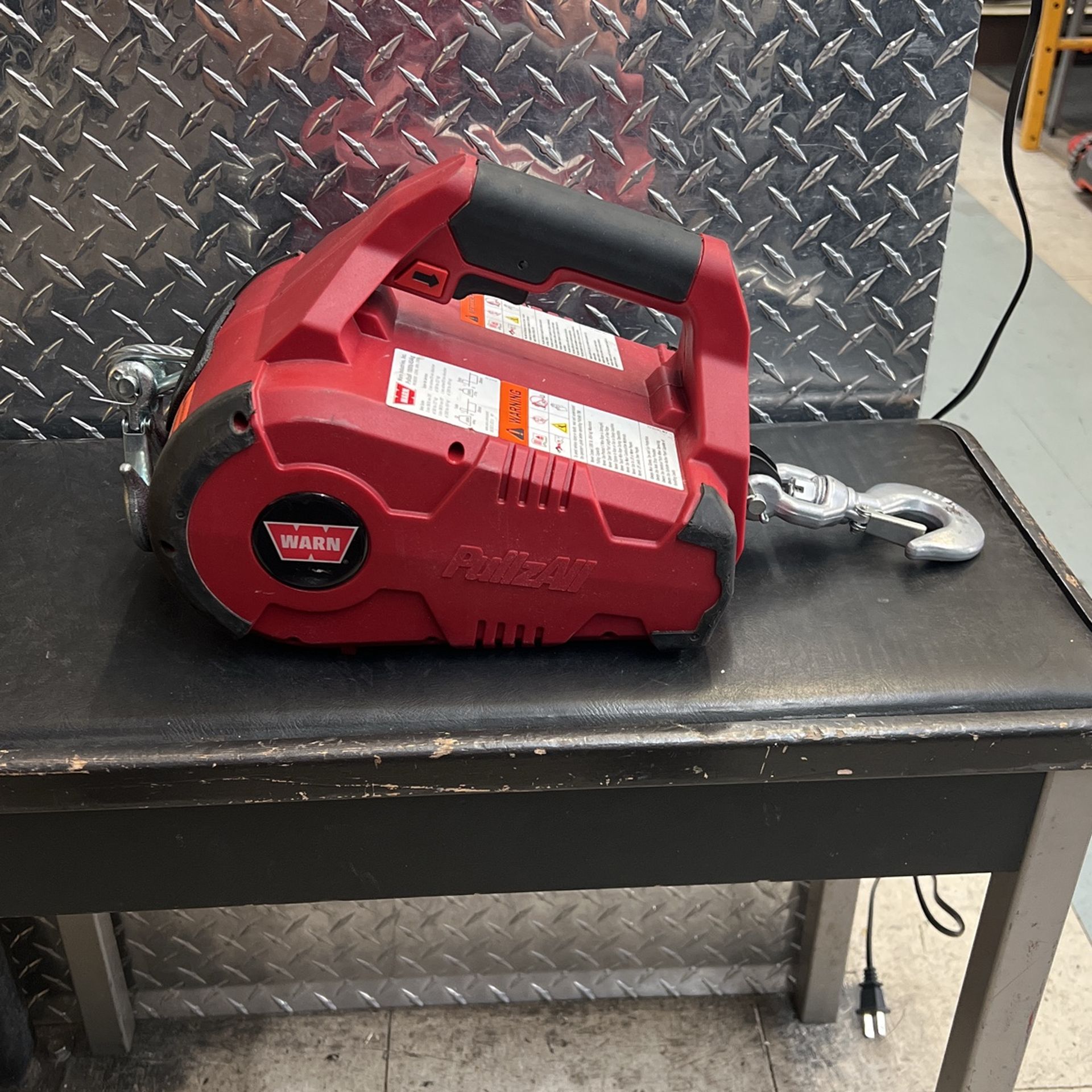 Warn 885000 PullzAll 1000lb Portable Electric Winch
