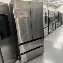 New Fridge Stainless Steel 4 Door 1 Year Warranty 