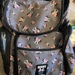 Disney Minnie Mouse diaper bag & Petunia pickle bottom Backpack 