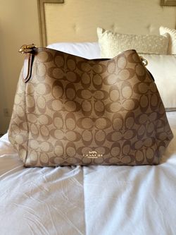 Coach Signature Canvas Shoulder Bag