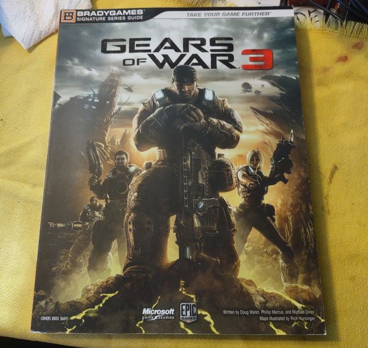 Bradygames Strategy Guide For Gears Of War 3 Great Shape