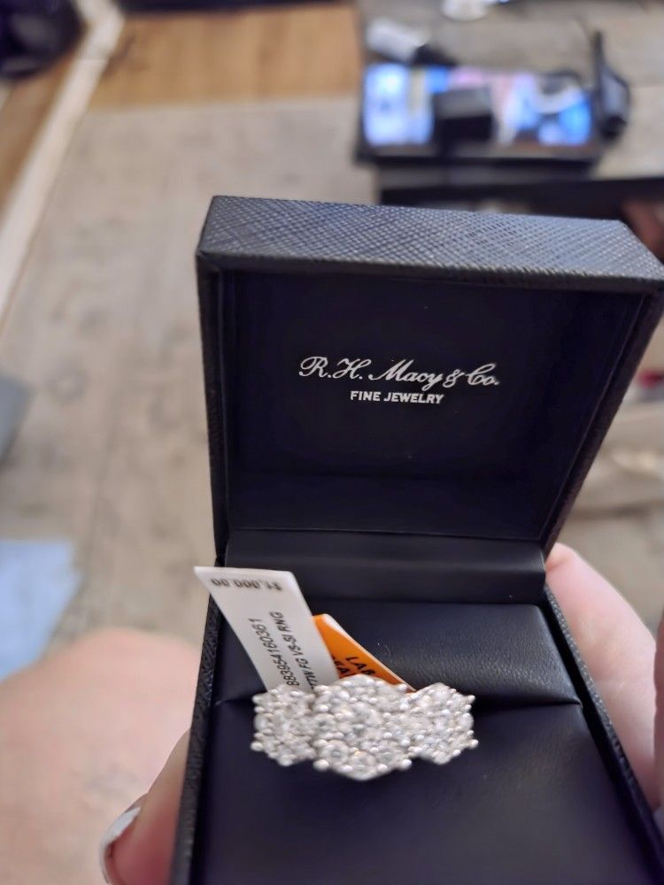 2ct Forever Diamond Ring.  New In Box With Tags