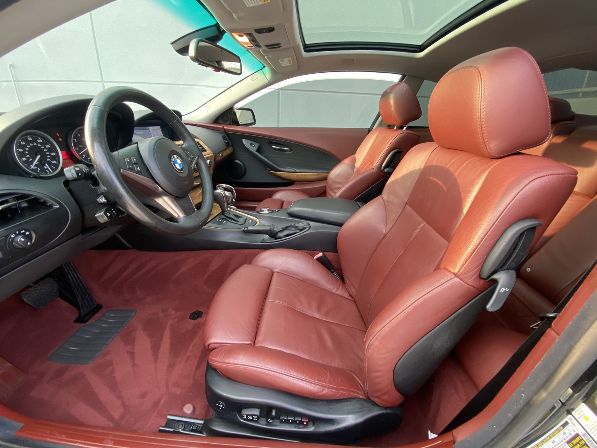 Photo 2007 BMW 650i SPORT LOADED CLEAN TITLE RED INTERIOR