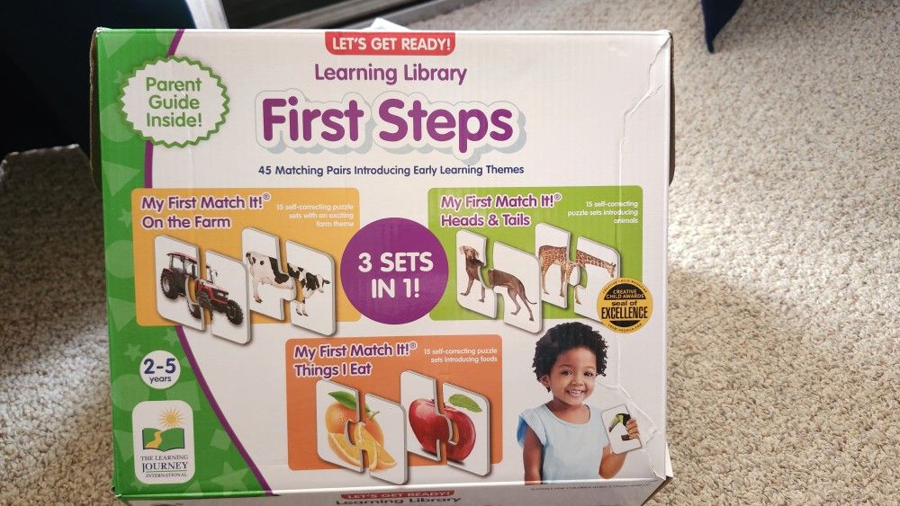 First Steps 3 In 1 Set For 2-5y.o. Puzzles