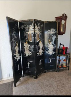 Will Take Best Offers Not Free Mother Of Pearl room screen big size