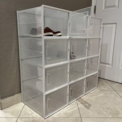Stackable Shoe Boxes 12pcs XL size New