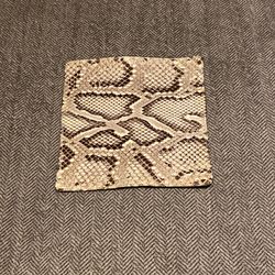 Natural - Genuine Python Snake Skin Wallet NEW! NICE!