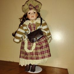 Beautiful Vintage Porcelain Doll