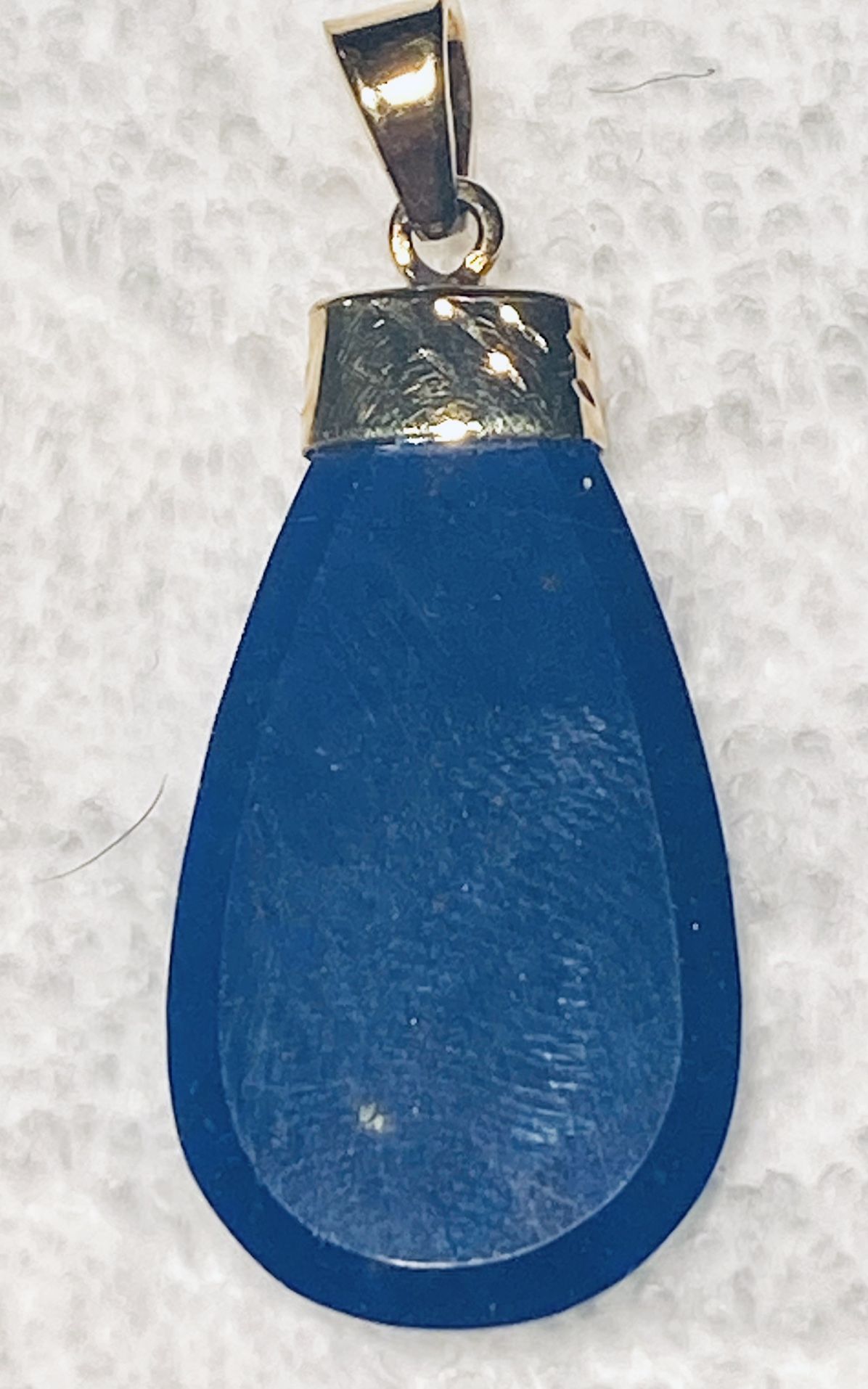 Lapis And Gold Pendant
