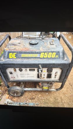 BE 6500 w generator elec.start