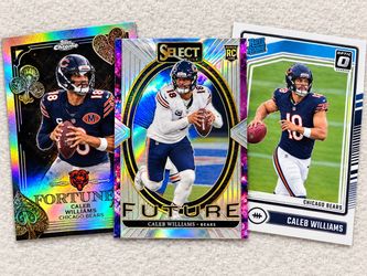 Caleb Williams Chicago Bears Rookie Card Lot (3)