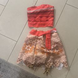 Moana Halloween Costume 4-6 
