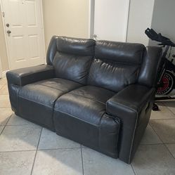 Recliner Leather Couch Sofa Loveseat