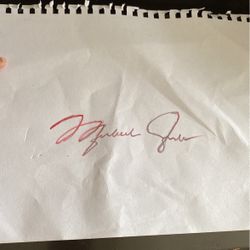 Micheal Jordans Autograph 