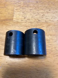 Snap-on impact sockets 17mm & 19mm