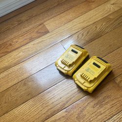 2 Dewalt 2hr Batteries