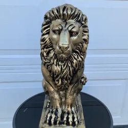 Golden Lion Statue