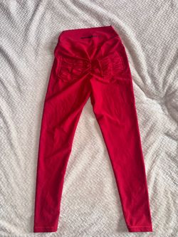 MiniBeast Red Scrunch Butt Leggings
