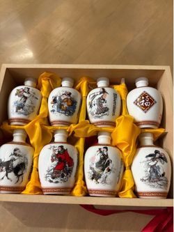 “Eight Fairies” wine bottles