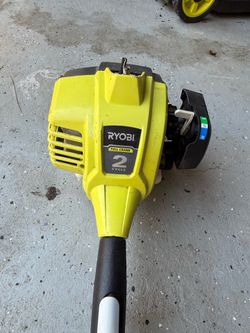Ryobi RY253SSVNM 25cc Full Crank 2-Cycle Straight Shaft Gas String Trimmer — Expand-It Compatible — Used, Good Condition