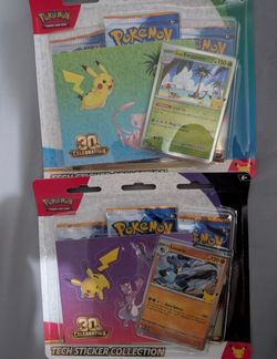 Pokemon 30th celebration sticker collection