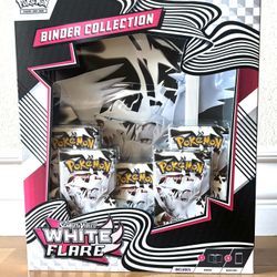 Pokemon Cards: Scarlet & Violet White Flare Binder Box