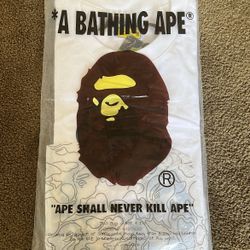 Bathing Ape White T Shirt