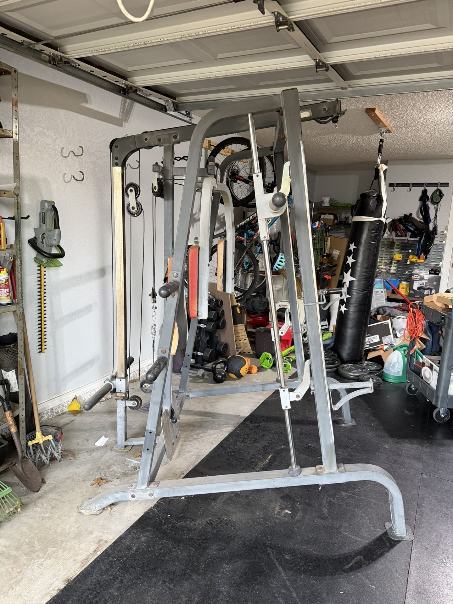 Workout Machine  Weigh Rack 