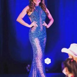 Terrani Contour Evening Gown