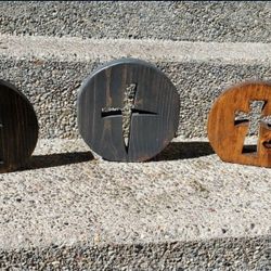 Handcut Cross Decorations 