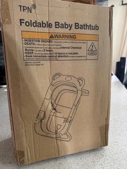 Foldable baby bathtub lavender