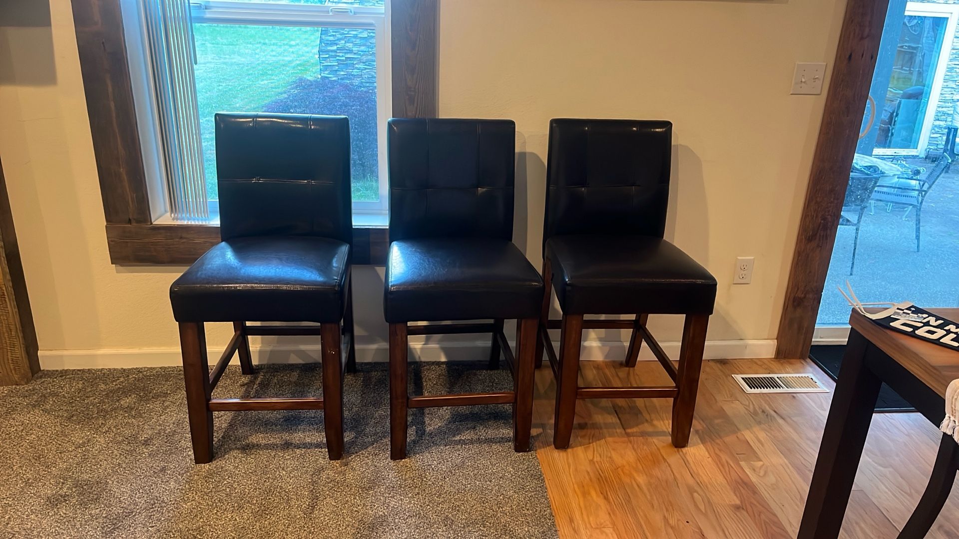 3 Bar Chairs- Good Condition