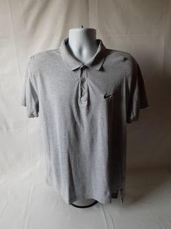 Nike men's gray polo shirt size L