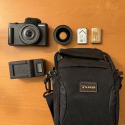 Sony ZV-1F + Neewer Wide / Macro Lens + Extras