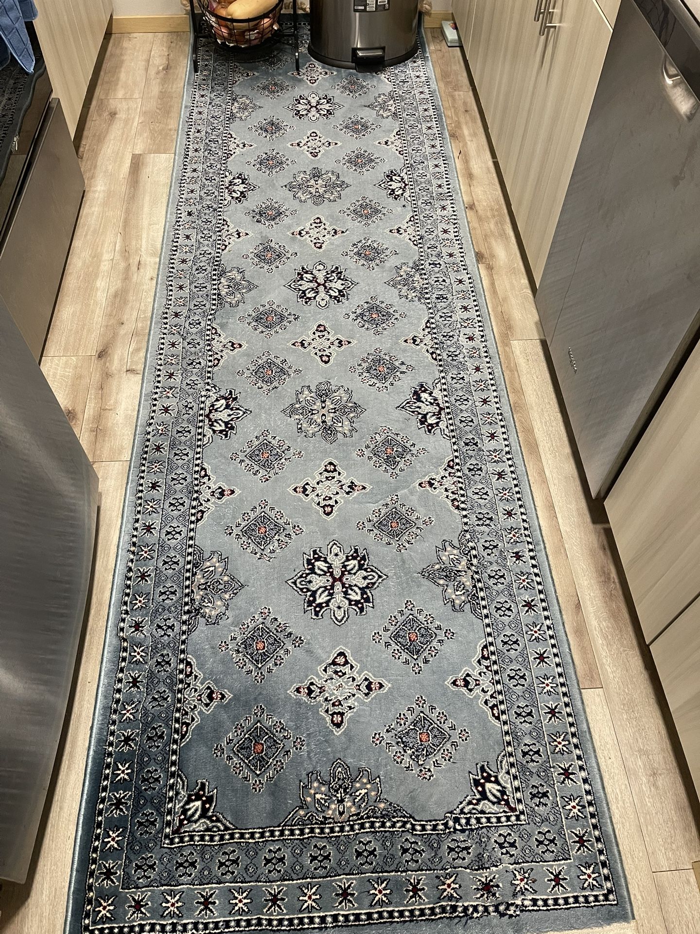 Gray & Blue Rug